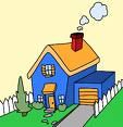 Illustration of a family home